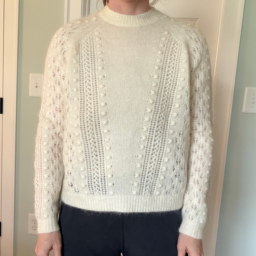 Sézane | Cream Knit Sweater